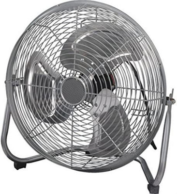 18" Chrome High Velocity Industrial 3 Speed Free Standing Fan Tilting Portable
