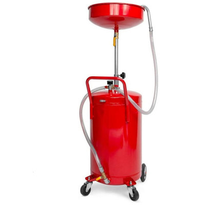 18 Gallon Portable Oil Drain Container, Waste Oil Container