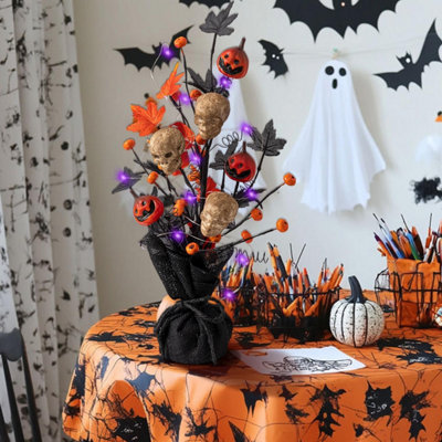 18 Inch Halloween Tree, Halloween Table Decoration Artificial
