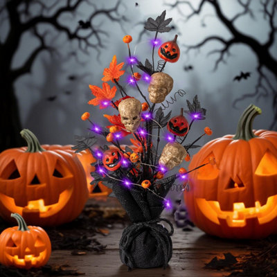 18 Inch Halloween Tree, Halloween Table Decoration Artificial