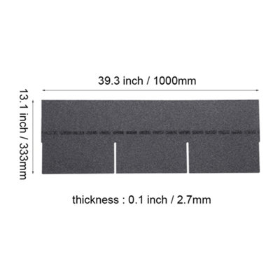 18 Pcs 3 Tab Rectangular Asphalt Shingles Durable Roofing Tiles for Homes & Sheds