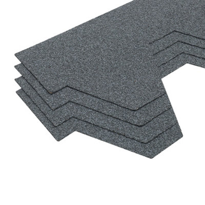 18 Pcs Bitumen Roofing Shingle Shed Felt Roof Tiles,Hexagon Shingle, Cloud lime, 2.6 m²