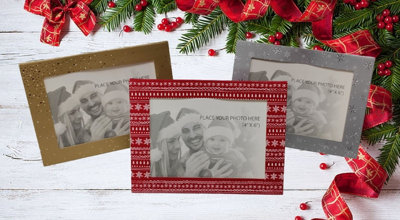 18 Photo Christmas Cards Personalise Your Own Christmas Cards  6 x 4 Inch Photo