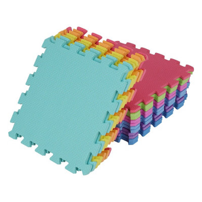 18 Piece EVA Foam Baby Mat Soft Floor Tiles Play Kids Baby Gym 30x30cm