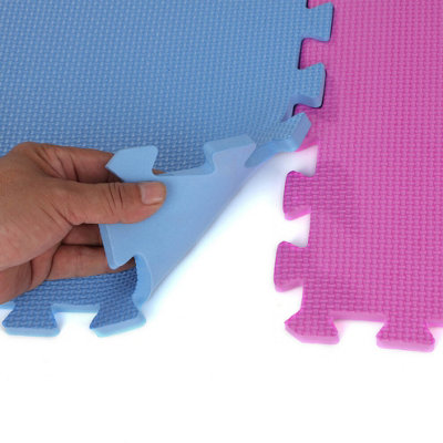 18 Piece EVA Foam Baby Mat Soft Floor Tiles Play Kids Baby Gym 30x30cm