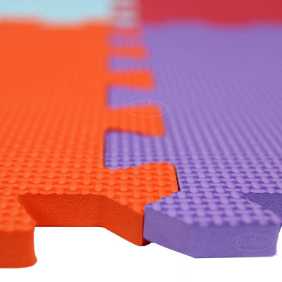 18 piece EVA Interlocking Large Coloured Play Mat Soft Foam Tiles Child Kids Jigsaw - 8