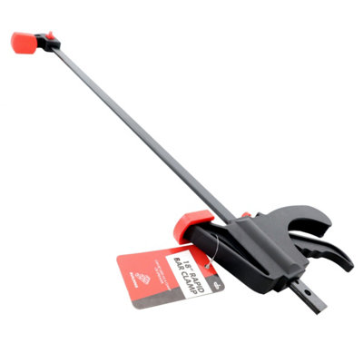 18" Rapid Bar Clamp - Quick Release Bar and Clamp Spreader (Pack of 2) - 6