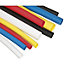 180 Piece Heat Shrink Tubing Assortment - 50 & 100mm Lengths - Mixed Colours