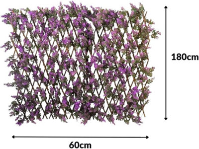 180 x 60cm Vivid Violet Trellis  Decorative Garden Screening - 7