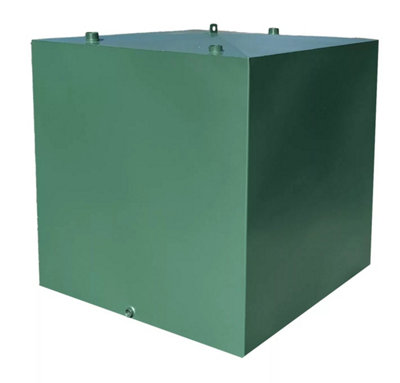 1800 Litre Single Skin Steel Oil Tank with Fitting Kit and Gauge ...