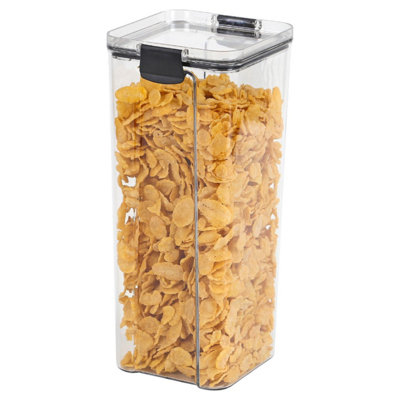 1800ml BPA Free Food Storage Container with Locking Lid Stackable Clear ...