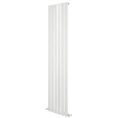 1800x408mm Vertical Single Flat Panel Designer Radiator White