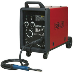 180A MIG Welder - Forced Air Cooling System - Non-Live Euro Torch - 230V Supply