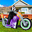 180cm Long Halloween Inflatable Ghost Riding on Motorbike Lighted Blowup Party Decoration