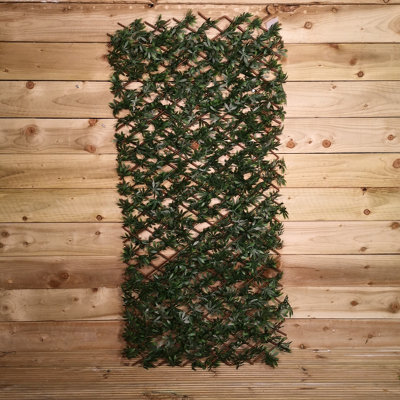 180cm x 60cm Artificial Fence Garden Trellis Privacy Screening Indoor Outdoor Wall Panel - Green Acer - 3