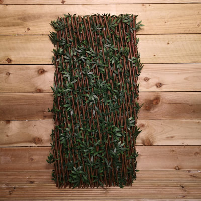 180cm x 60cm Artificial Fence Garden Trellis Privacy Screening Indoor Outdoor Wall Panel - Green Acer - 6