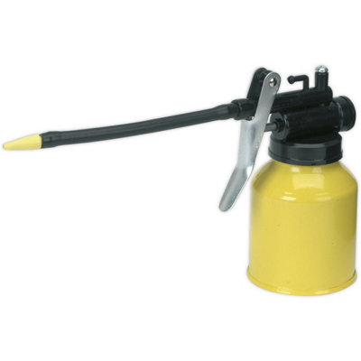 180ml Metal Oil Can with Flexible Spout and High Pressure Trigger Spray for Precision Use