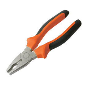 180mm Expert Combination Pliers Cable Stripping Crimping Snips Slip Guard