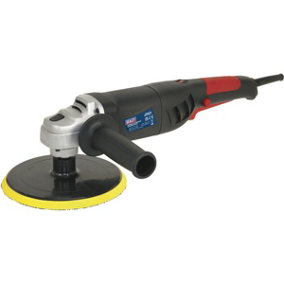 180mm Lightweight Polisher - 600 to 3000 rpm Variable Speed - 1100W Motor