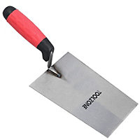 180mm Long Bucket Trowel Brick Block Laying with Rubber Soft Grip Handle
