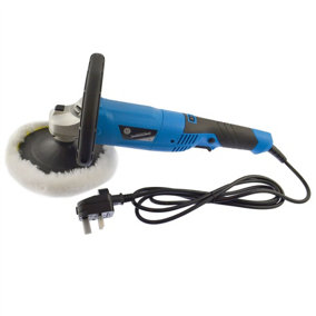 180mm Machine Polisher 1200W Electric Variable Speed Rotary Car Buffer SIL126