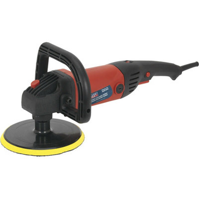 180mm Variable Speed Sander & Polisher 1200W 230V High Torque Detailing Kit DIY at B&Q