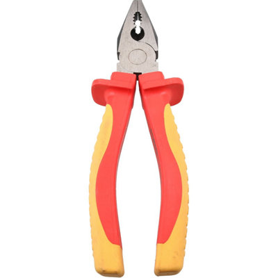 180mm VDE Soft Grip Combination Combo Pliers Insulated Electrical Electricians