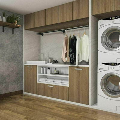 184cm Industrial Pipe Clothes Rack - 8