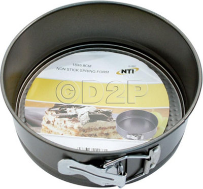 18cm Non Stick Spring Form Deep Round Cake Tin Cooking Baking Cookie Pan