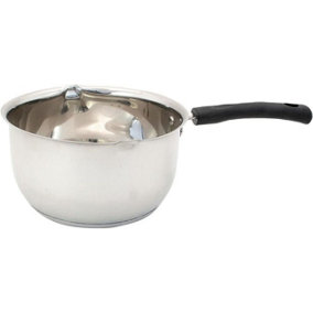 18cm Stainless Steel Milk Pan Handle Saucepan Milkpan Kitchen Frying Pan Cooking