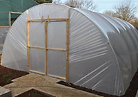 18ft x 66ft Large Commercial Heavy Duty Polytunnel Kit - Professional Greenhouse