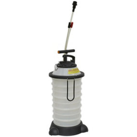 18L Oil & Fluid Extractor - Manual Vacuum Pump - 2 Suction Probes & Extension
