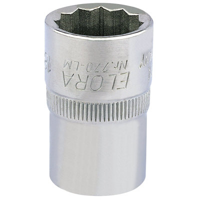 18mm 1/2" Square Drive Elora Bi-Hexagon Socket 24632