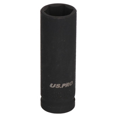 18mm 1/2in Drive Double Deep Metric MM Impact Socket 6 Sided Single Hex