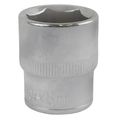 18mm 3/8" Drive Shallow Metric Socket Single Hex / 6 sided Bergen