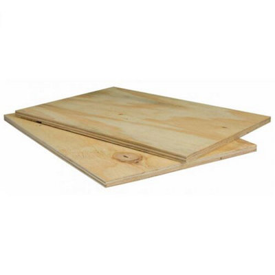 18mm Elliotis Softwood Pine Structural Plywood 8' x 4' (x10 Sheets)