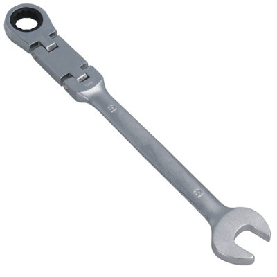 18mm Metric Double Jointed Flexi Ratchet Combination Spanner Wrench 72 Teeth
