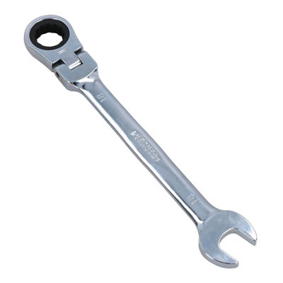 18mm Metric Flexi Head Ratchet Combination Spanner Wrench 72 Teeth