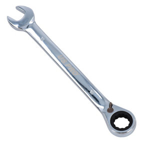 18mm Reversible Cranked Offset Ratchet Combination Spanner Wrench 72 Teeth