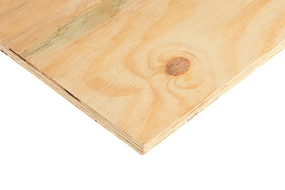 18mm Softwood Shuttering Plywood C+/C 2440mm x 1220mm (8' x 4') - Pack of 2