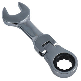 18mm Stubby Flexi Ratchet Combination Spanner Metric Wrench 72 Teeth SPN23