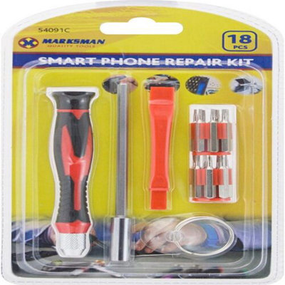 18Pc Smart Phone Repair Kit Iphone Samsung Screen Removal Small Screws