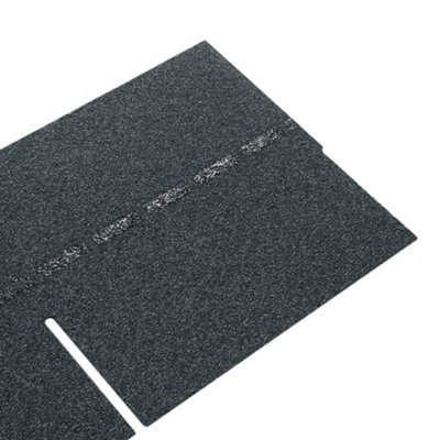 18Pcs Black Tab Asphalt Shingles Bitumen Roof Tiles Covering 2.61sqm