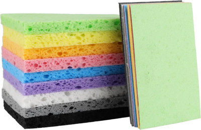 18Pcs Compostable Pop Up Eco Sponges,Eco Sponge Washing , Natural ...