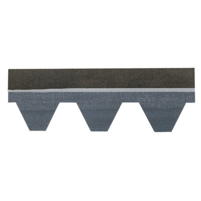 18Pcs Grey Asphalt Shingles Bitumen Roofing Tiles Covering 2.61sqm