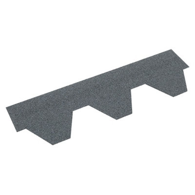 18Pcs Grey Asphalt Shingles Bitumen Roofing Tiles Covering 2.61sqm