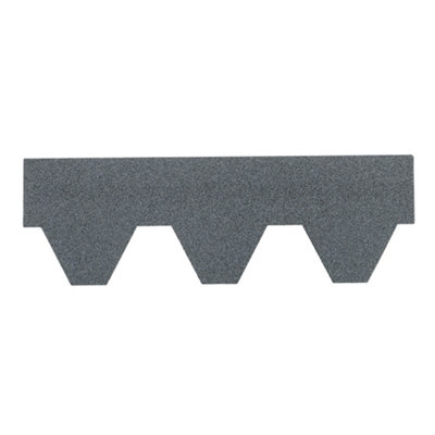 18Pcs Grey Asphalt Shingles Bitumen Roofing Tiles Covering 2.61sqm