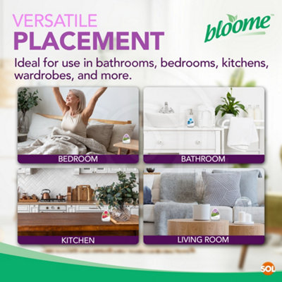 18pk Mini Gel Air Fresheners For Home , Multipack Bathroom Air Freshener