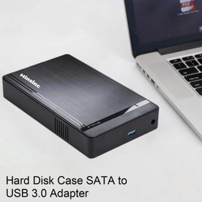18TB USB3.0 2.5" 3.5" SATA HDD External Hard Drive Disk Enclosure Case UK