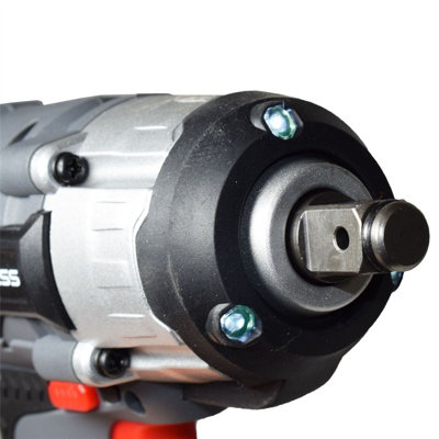 18v 1/2" Drive Li-on Cordless Battery Impact Gun & 10 Shallow Impact Sockets